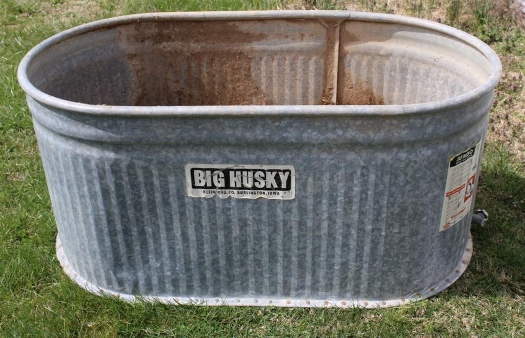 Big Husky Galvanized Stock Tank