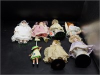 Porcelain Dolls x 7 Effanbee, Delton & More