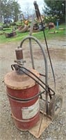 Pneumatic Grease Pump w/Cart