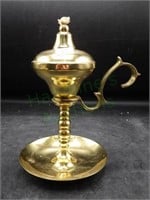 Brass Oil Lamp Candlestick
