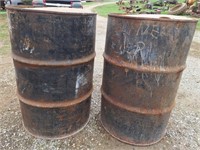 2-55 Gallon Barrels For Burn Barrels