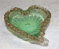 Murano Glass Heart / Linens
