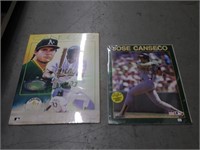 1988 & 1989 Jose Conseco Baseball Posters NIP
