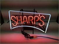 Sharps Neon Advertising Sign