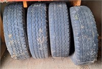 4 Good-Year Wrangler RT/S Truck Tires