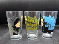 Iconic "A Christmas Story" Beverage Glasses x 3