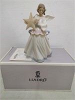 Lladro Angel of The Stars Porcelain Statue