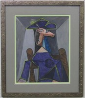 PORTRAIT DE FEMME GICLEE BY PABLO PICASSO