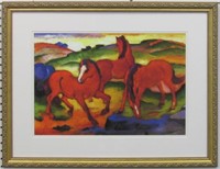 RED HORSES GICLEE BY MARC FRANZ