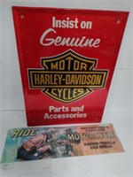 SST Harley-Davidson Parts and Accessories Sign and