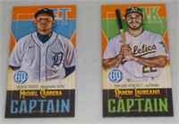 Lot of 2 2021 Topps Gypsy Queen Captain Mini cards