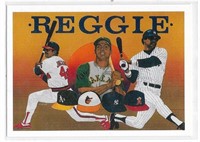 Reggie Jackson Baseball Heroes Checklist card 9