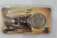 1885 Morgan Silver Dollar Salute to Western