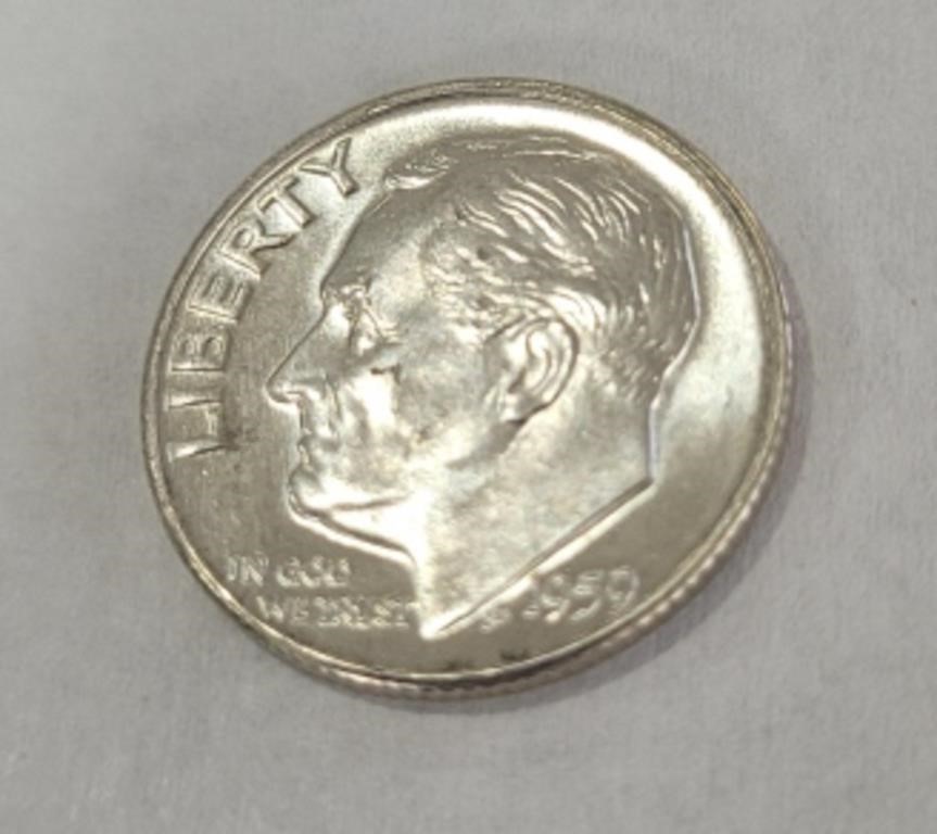 1959 Uncirculated Silver Dime