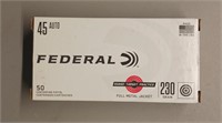 Federal 45 Auto 50rds