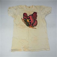 Vintage Roach Studios Hippie Lady Butterfly Shirt