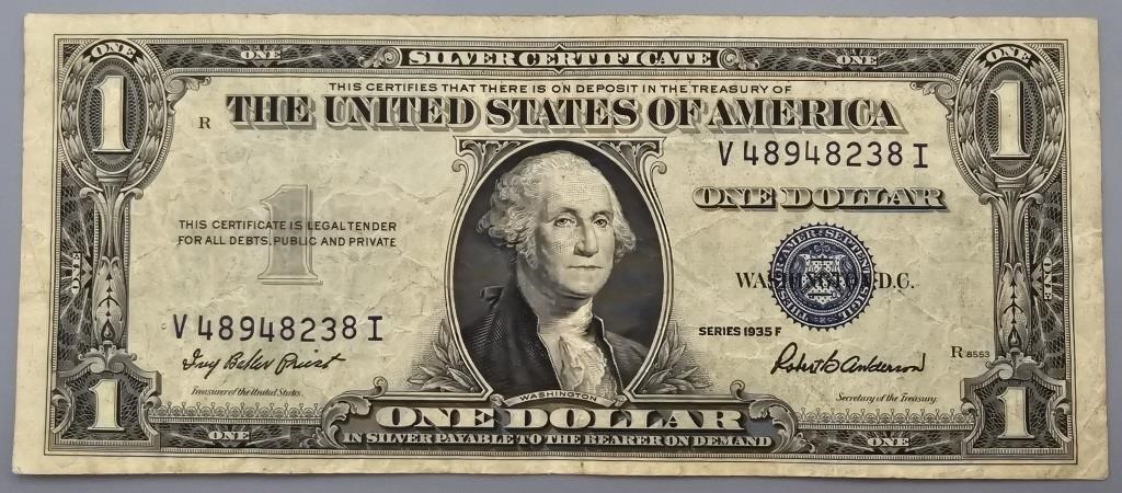 Series 1935 F $1 Silver Certificate