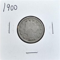 1900 Liberty V Nickel