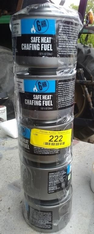 SAFE HEAT CHAFING FUEL 5 IN ALL TOTAL