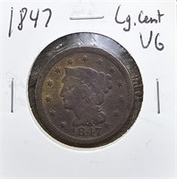 1847 VG Large Cent