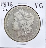 1878 CC VG Morgan Silver Dollar