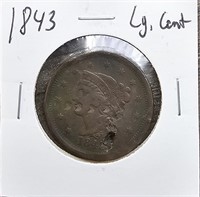 1843 Large Cent