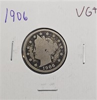 1906 VG Liberty V Nickel