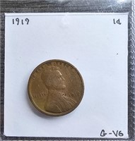 1919 G-VG Lincoln Wheat Cent