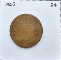 1865 2 Cents