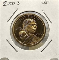 2000 S Sacagawea Golden Dollar
