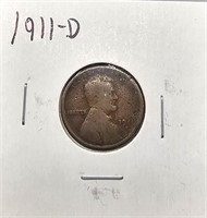 1911 D Lincoln Wheat Cent