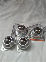 ONE INCH ROLLER BALL BEARING 4 FOR ONE MONEY