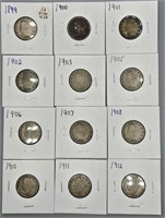 12 Pcs Diff Date Liberty V Nickel