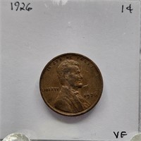 1926 VF Lincoln Wheat Cent
