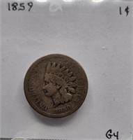 1859 G4 Indian Head Cent