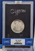 NGC MS63 1883 CC Carson City GSA Dollar