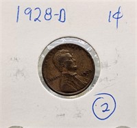 1928 D Lincoln Wheat Cent