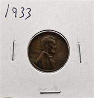 1933 Lincoln Wheat Cent