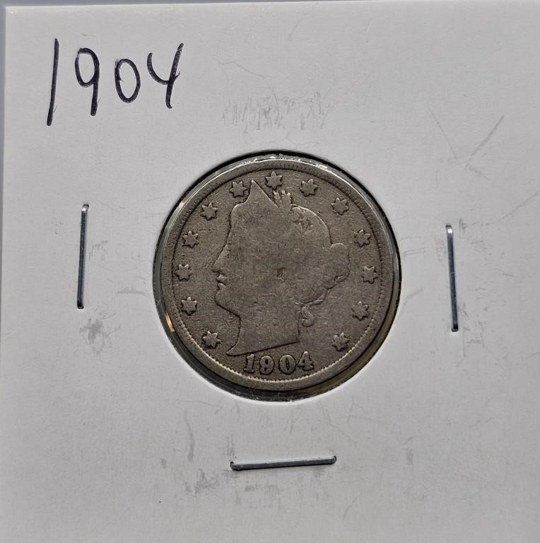 1904 Liberty V Nickel