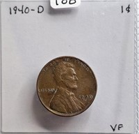 1940 D VF Lincoln Wheat Cent