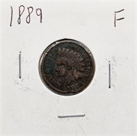 1889 F Indian Head Cent