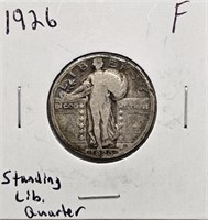 1926 F Standing Liberty Quarter