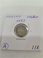 1883 Mexico 1 Centavo