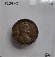 1924 S G4 Lincoln Wheat Cent
