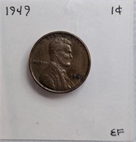 1949 EF Lincoln Wheat Cent