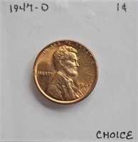 1947 D CHOICE Lincoln Wheat Cent