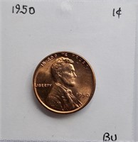 1950 BU Lincoln Wheat Cent