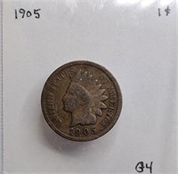 1905 G4 Indian Head Cent