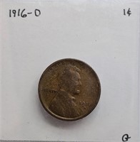 1916 D G Lincoln Wheat Cent