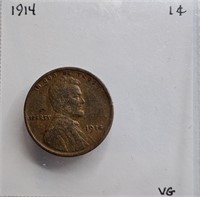 1914 VG Lincoln Wheat Cent